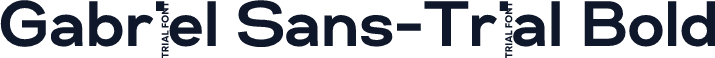Gabriel Sans-Trial Bold