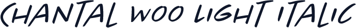 Chantal W00 Light Italic