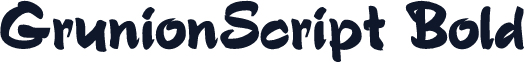 GrunionScript Bold