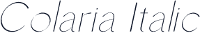 Colaria Italic
