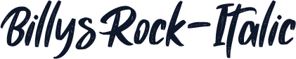BillysRock-Italic