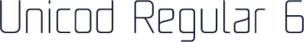 Unicod Regular 6