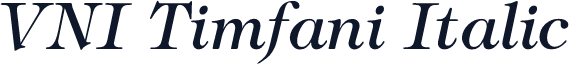 VNI Timfani Italic
