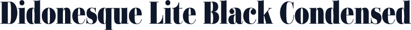 Didonesque Lite Black Condensed