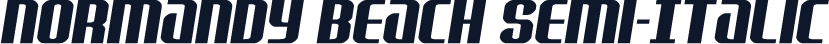 Normandy Beach Semi-Italic