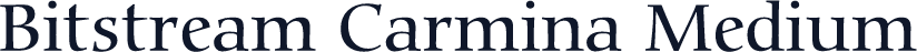 Bitstream Carmina Medium