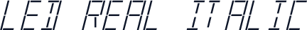 LED Real Italic