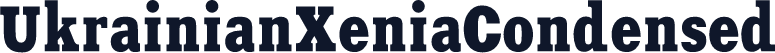 UkrainianXeniaCondensed