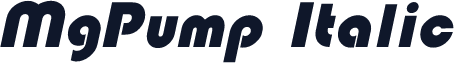 MgPump Italic