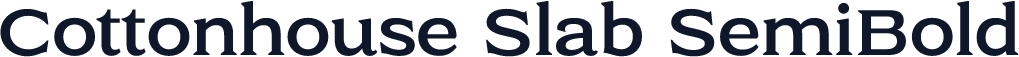 Cottonhouse Slab SemiBold