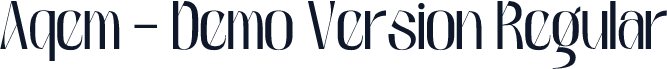 Aqem - Demo Version Regular