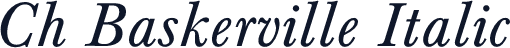 Ch Baskerville Italic