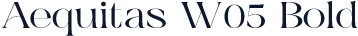 Aequitas W05 Bold