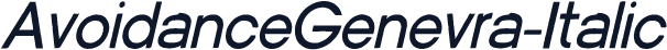 AvoidanceGenevra-Italic
