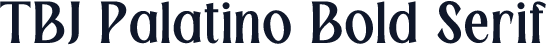 TBJ Palatino Bold Serif