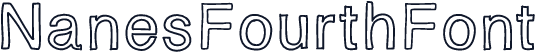 NanesFourthFont