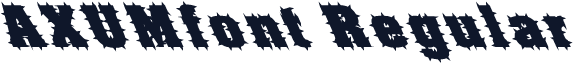 AXUMfont Regular