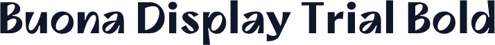 Buona Display Trial Bold
