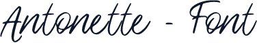 Antonette - Font