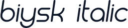 Biysk Italic