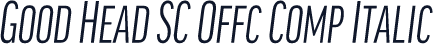 Good Head SC Offc Comp Italic