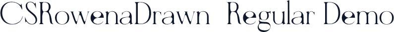 CSRowenaDrawn-Regular Demo