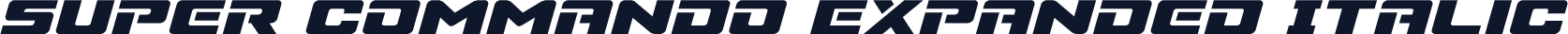 Super Commando Expanded Italic