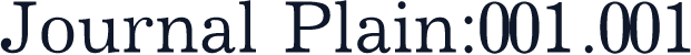 Journal Plain:001.001