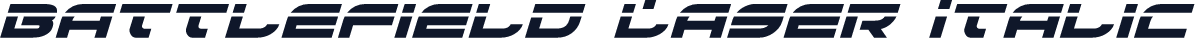 Battlefield Laser Italic