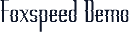 Foxspeed Demo