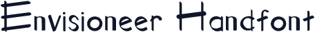 Envisioneer Handfont