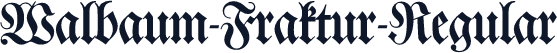 Walbaum-Fraktur-Regular