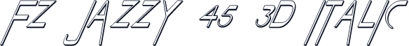 FZ JAZZY 45 3D ITALIC