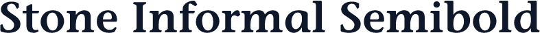 Stone Informal Semibold