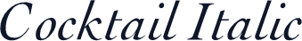 Cocktail Italic