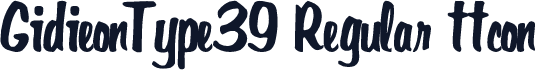 GidieonType39 Regular ttcon