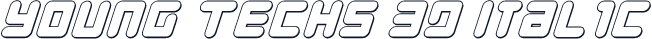 Young Techs 3D Italic