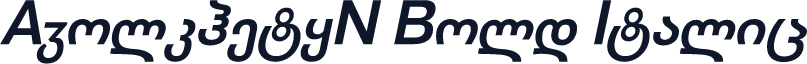 AKolkhetyN Bold Italic