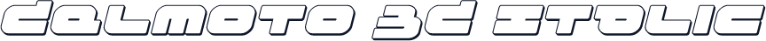 Delmoto 3D Italic