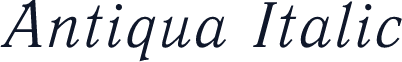 Antiqua Italic
