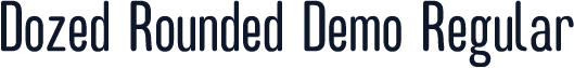 Dozed Rounded Demo Regular