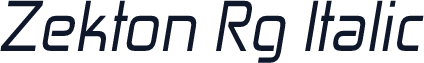 Zekton Rg Italic