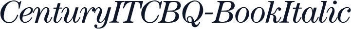 CenturyITCBQ-BookItalic