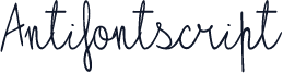 Antifontscript