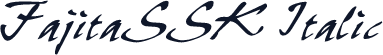 FajitaSSK Italic