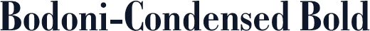 Bodoni-Condensed Bold