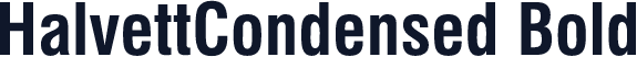 HalvettCondensed Bold