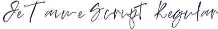 Je Taime Script Regular