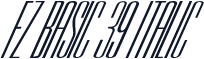 FZ BASIC 39 ITALIC