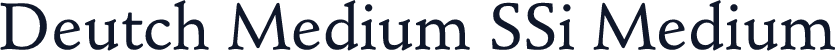 Deutch Medium SSi Medium